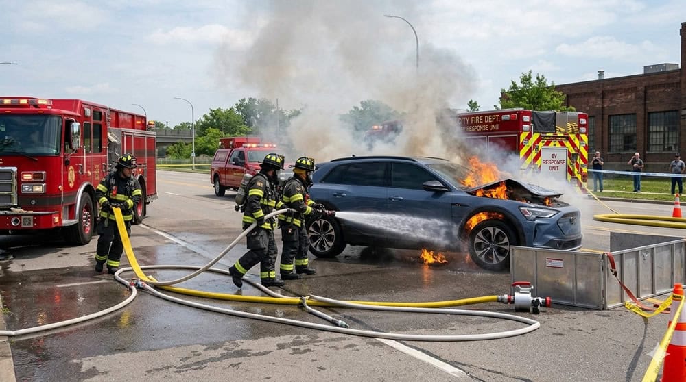Electric Vehicle Fire Claim - What EMS and Fire Departments Need to Know About EV Incident Recovery